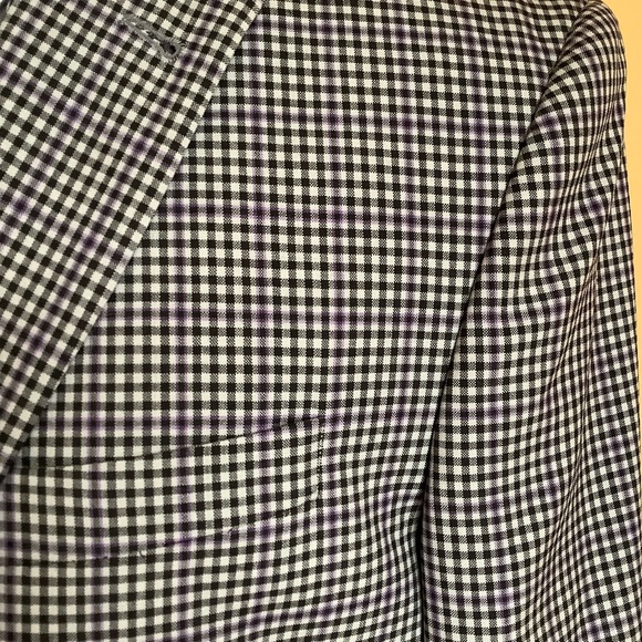 JACK VICTOR Wool Plaid Check Blazer Size 42 - Picture 16 of 16